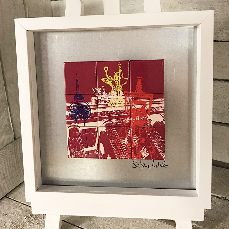 ART-DOMINO® CITIES IN POP ART BY SABINE WELZ, Schönhauser Allee in Berlin