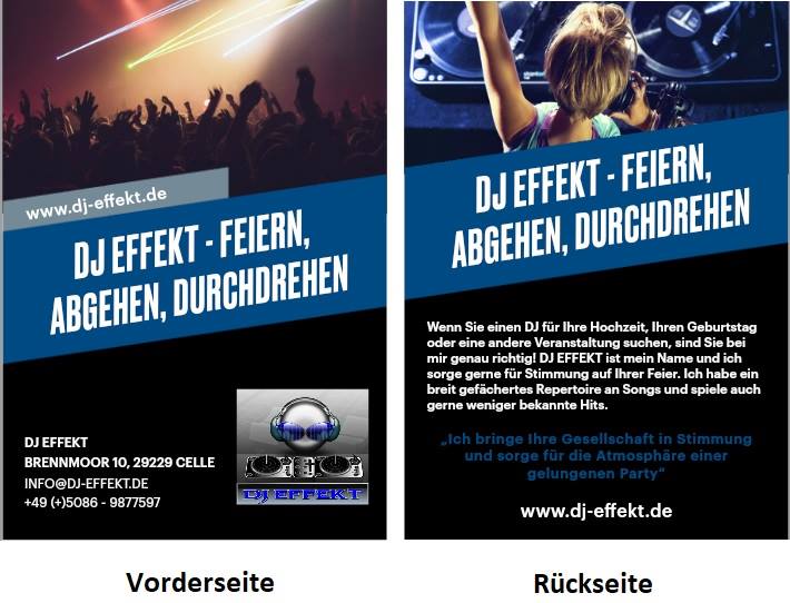 DJ Effekt, Schlüpker Weg in Hermannsburg