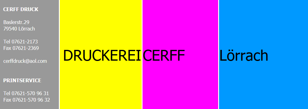 CERFF-DRUCK GmbH, Basler Straße in Lörrach