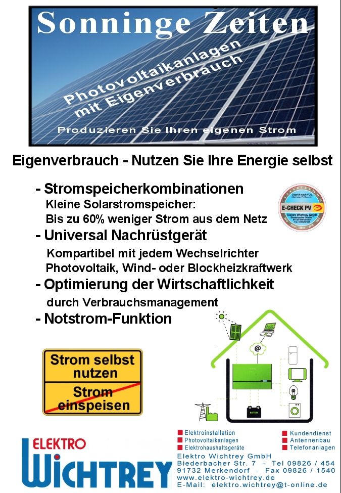 Elektro Wichtrey GmbH, Biederbacherstraße in Merkendorf