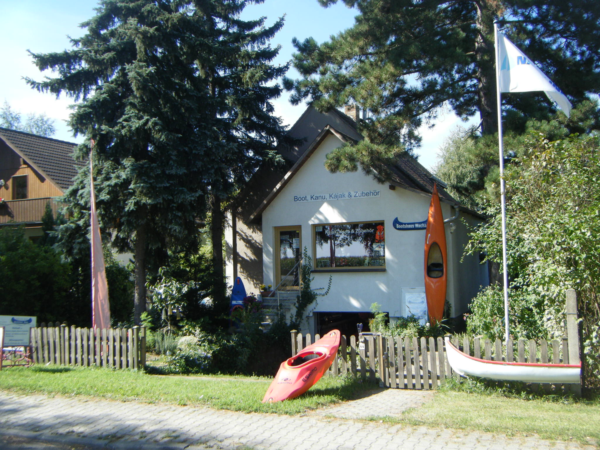 Bootshaus Wachau, Bornaer Chaussee in Markkleeberg