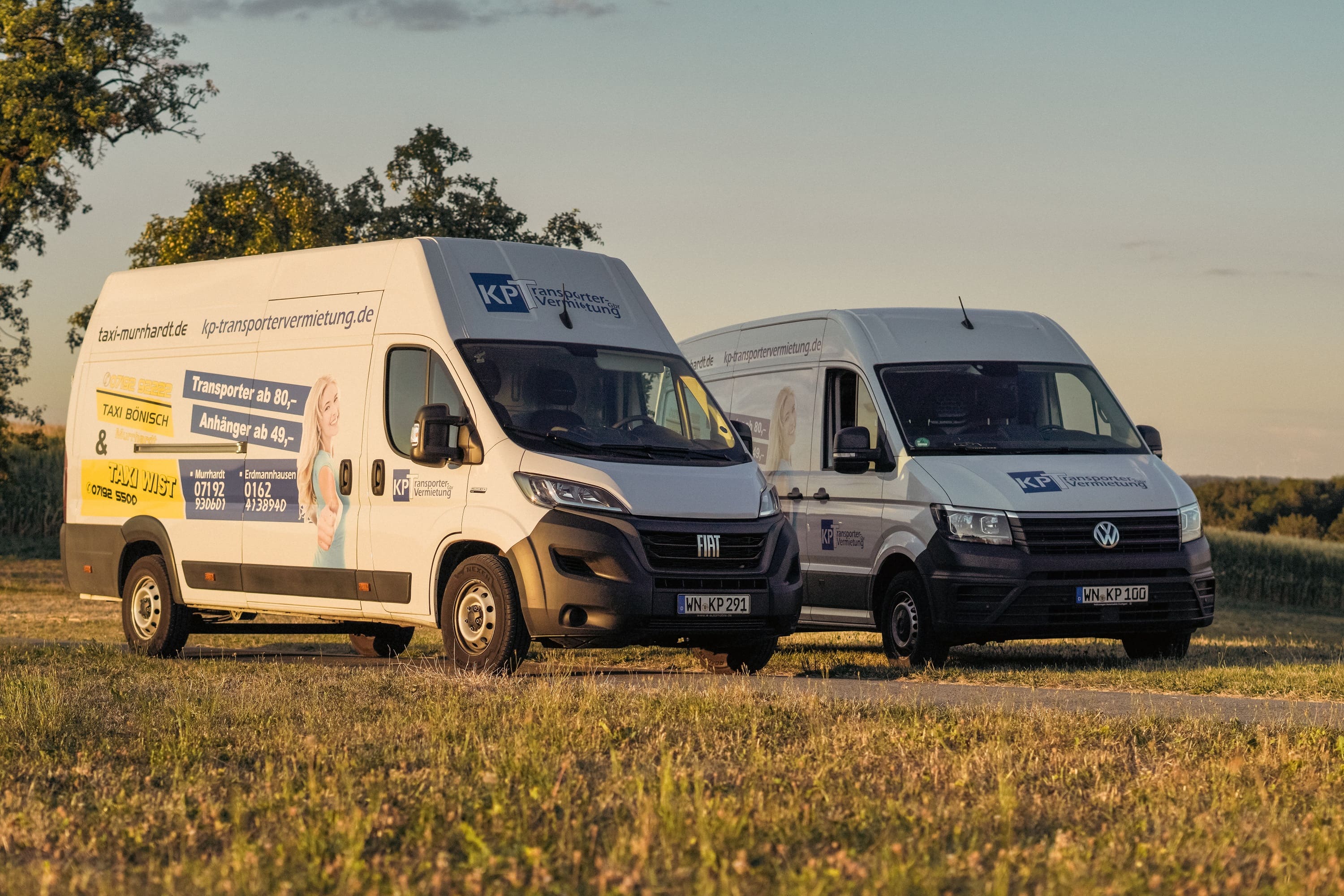 KP-Transportervermietung GbR, Pflasterstraße in Erdmannhausen
