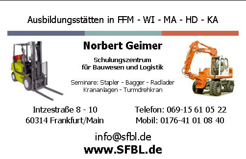 Schulungszentrum für Bauwesen und Logistik Geimer, Kaiserleistraße in Offenbach