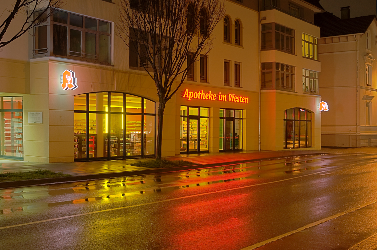 Infographik - Licht- und Leitsysteme, Röntgenstraße in Bad Salzuflen