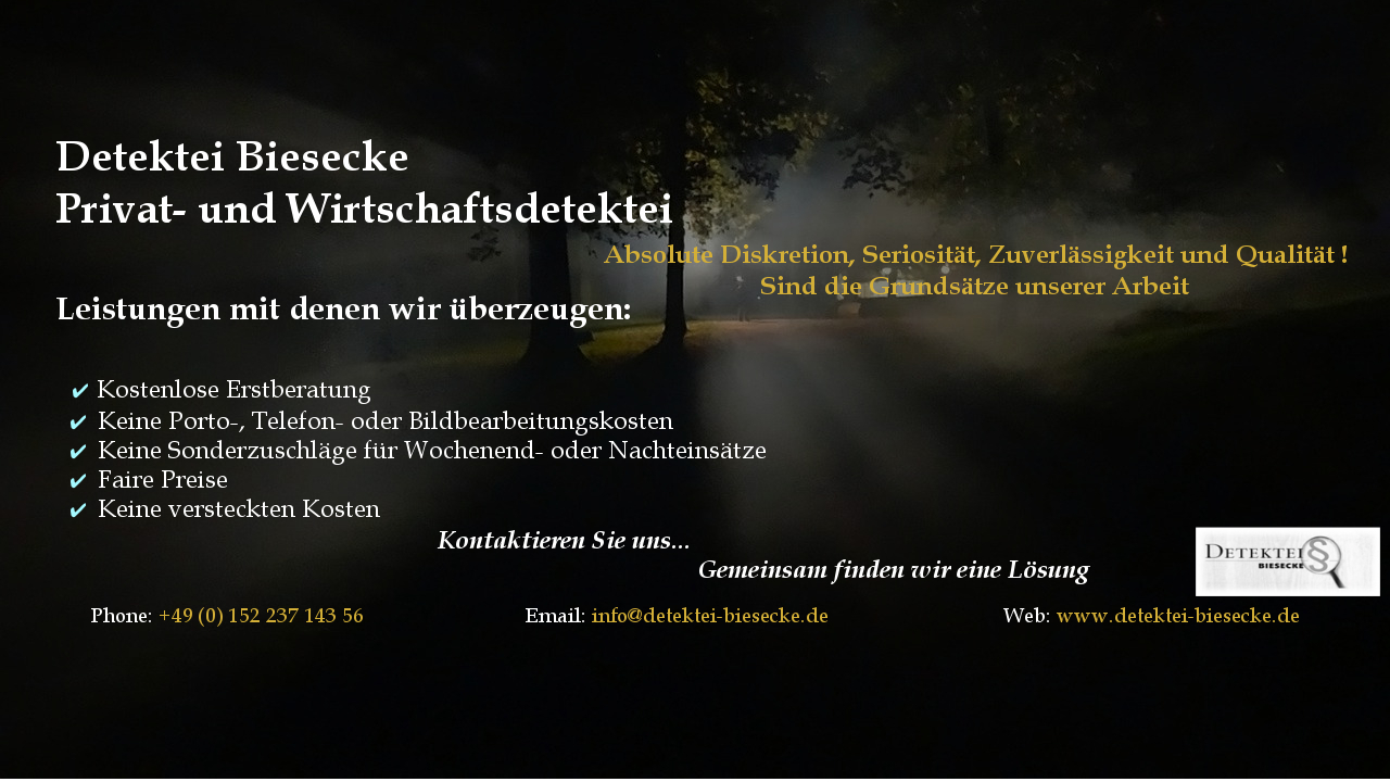 Detektei Biesecke, Frobenstraße in Berlin