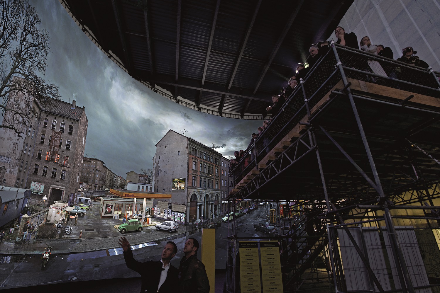 asisi Panorama Berlin, Friedrichstraße in Berlin