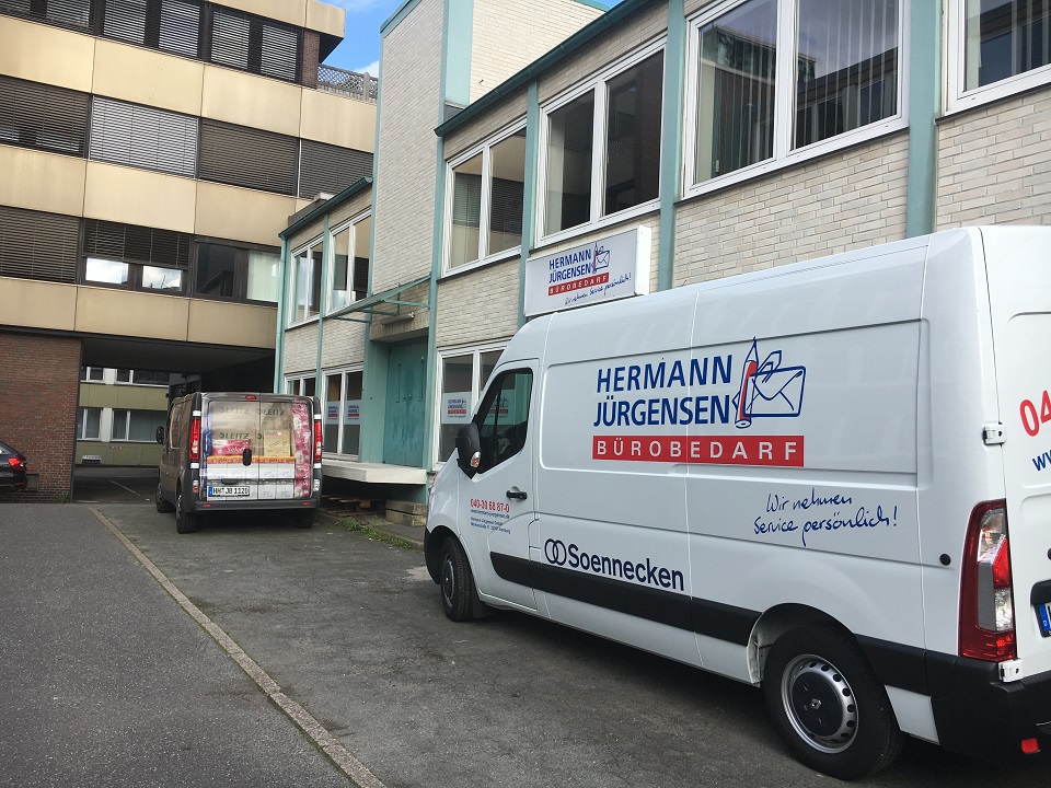 Hermann Jürgensen Bürobedarf Hamburg, Mörkenstraße in Hamburg