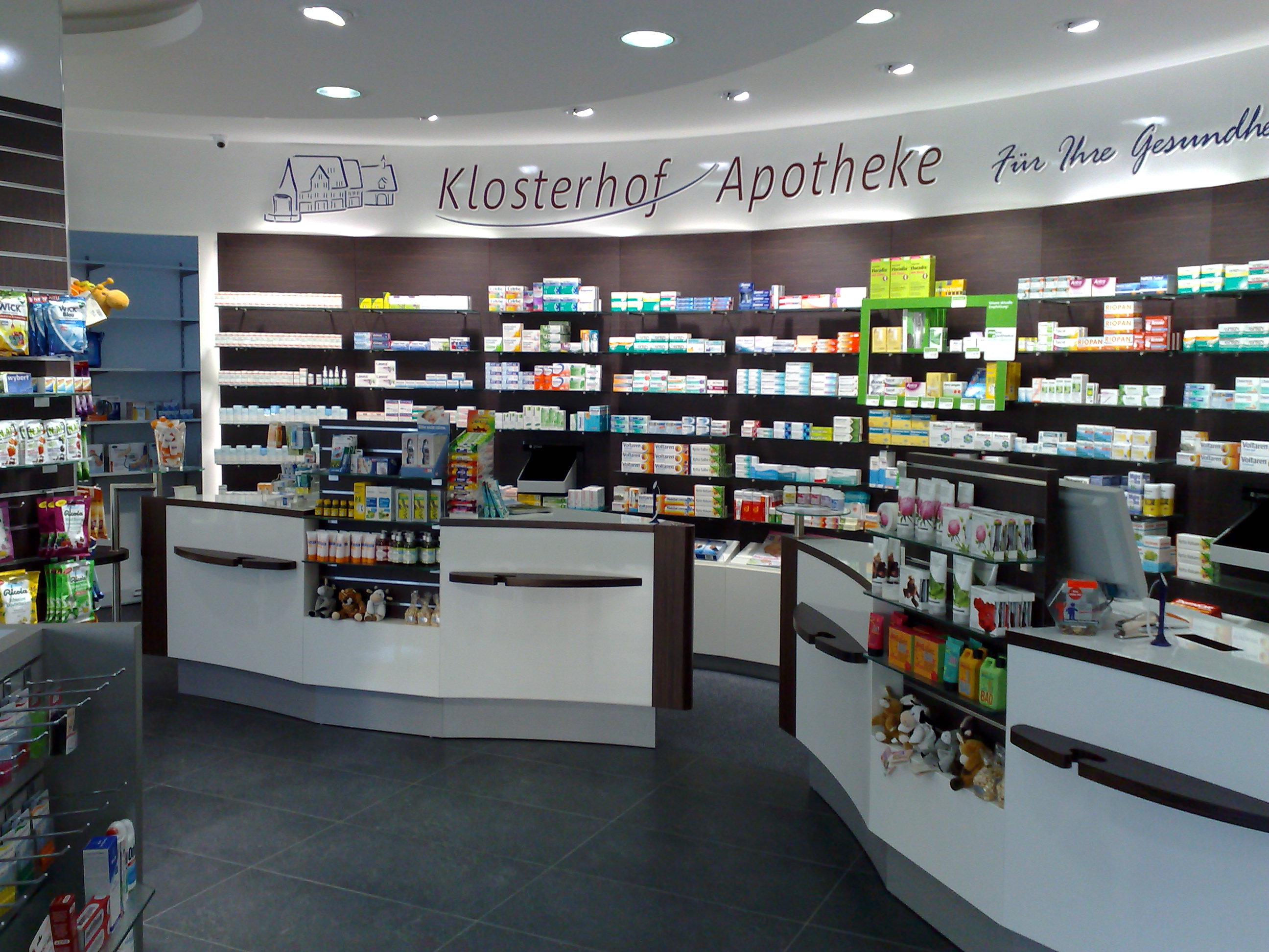 Klosterhof Apotheke, Gemeindeplatz in Ulm