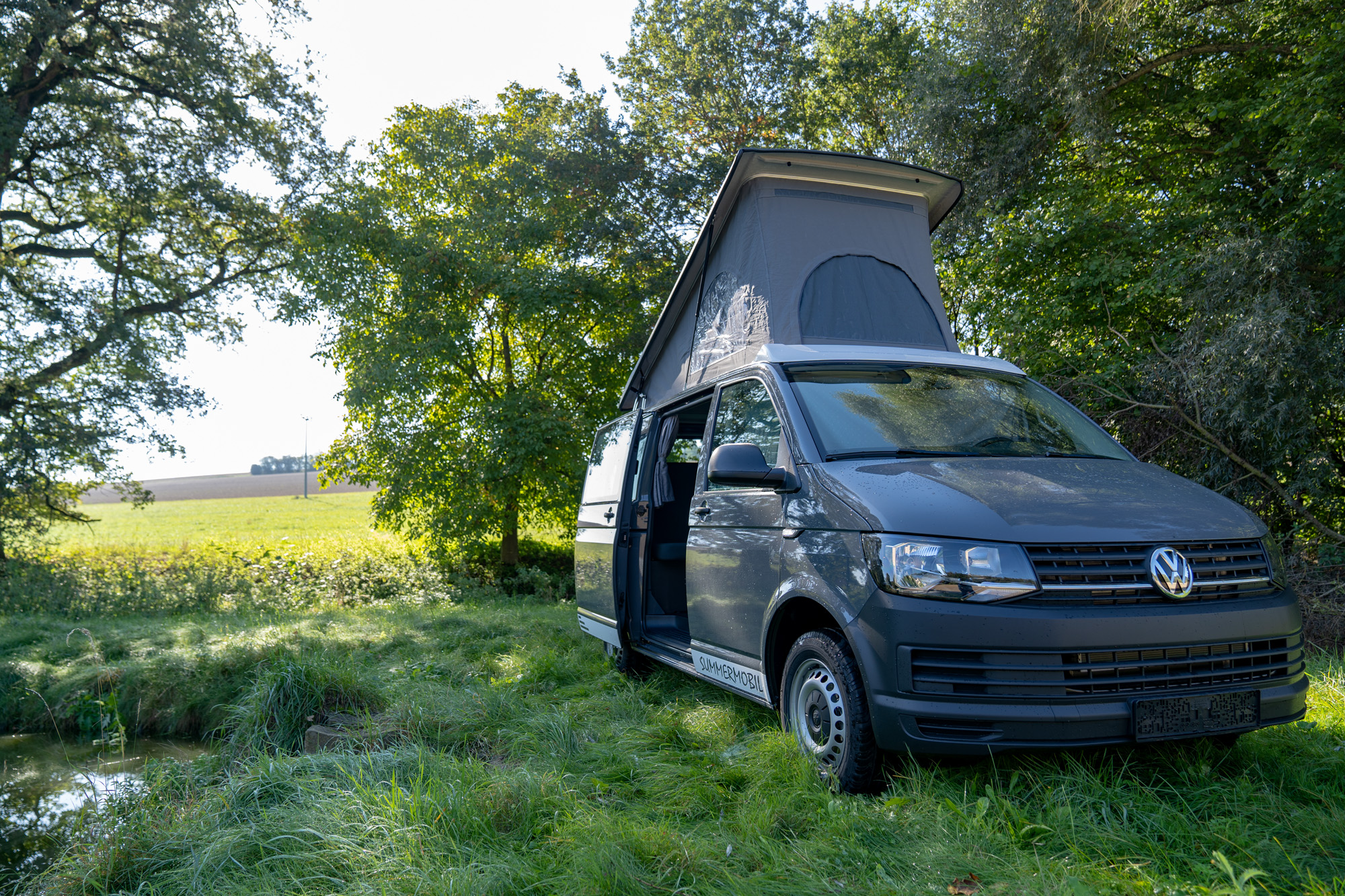 LionCamper, Am Lohmühlbach in Freising