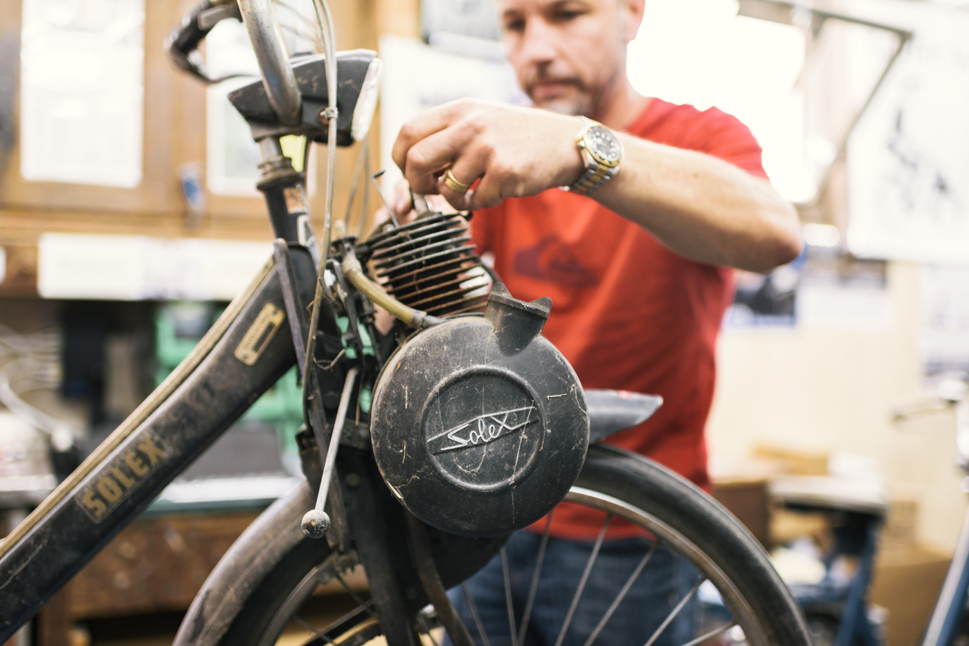 Kipfer Velo-Solex Werkstatt, Stockhornstrasse in Thun