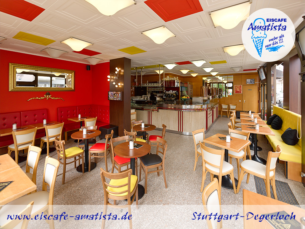 Eiscafe Amatista, Rubensstraße in Stuttgart