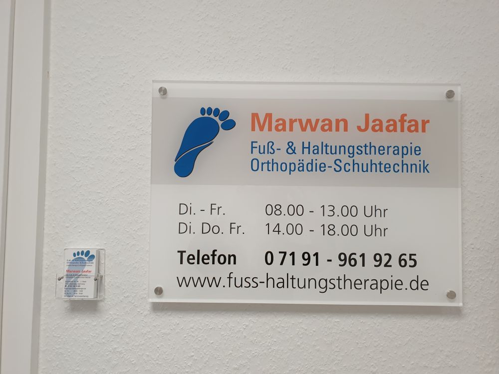 Jaafar Marwan Schuhtechnik, Sulzbacher Straße in Backnang