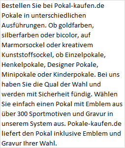 Pokal 2000 Vertriebsgesellschaft für Sport- und Ehrenpreise mbH, Raiffeisenstraße in Bottrop