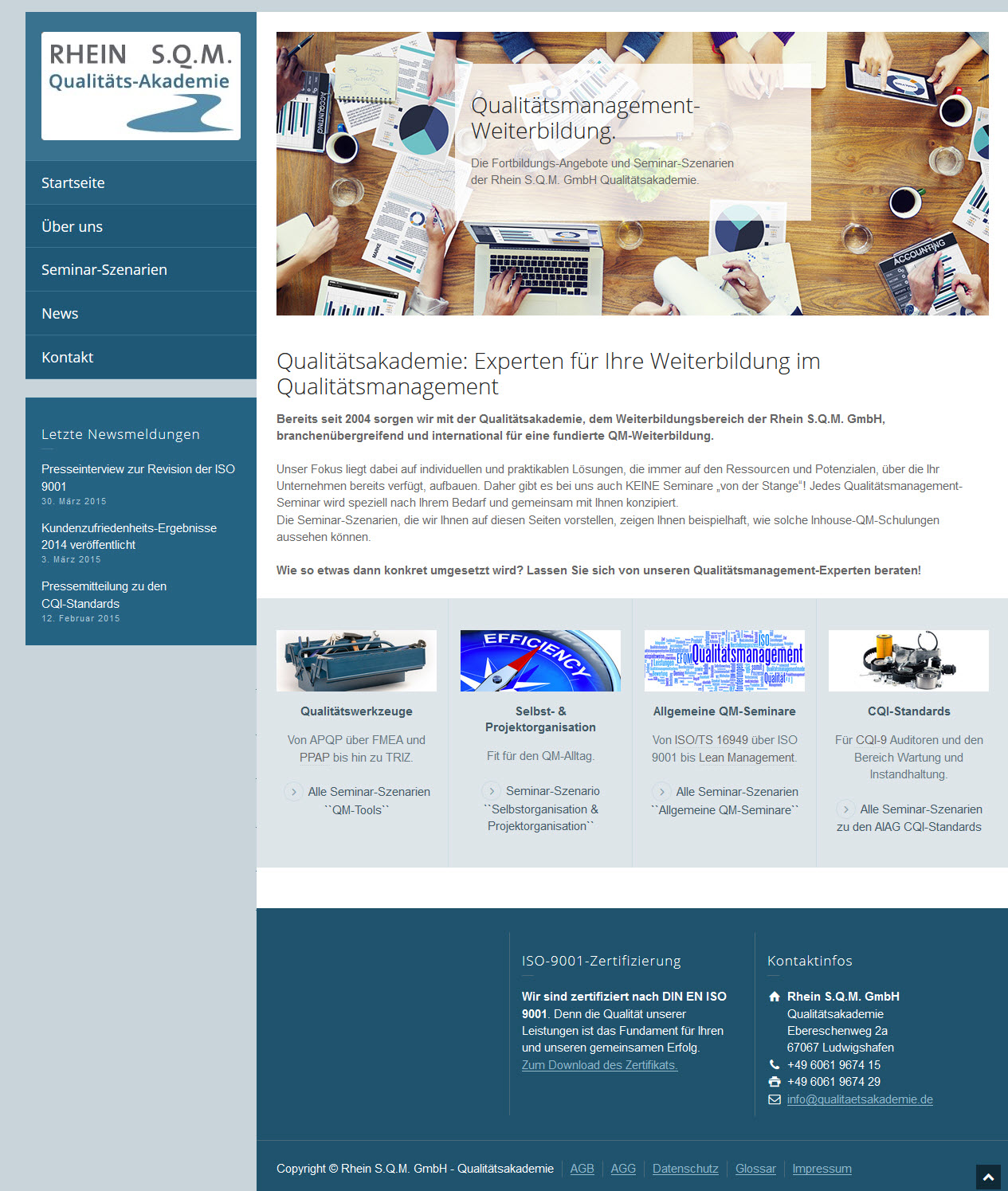 Qualitätsakademie der Rhein S.Q.M. GmbH, Ebereschenweg in Ludwigshafen