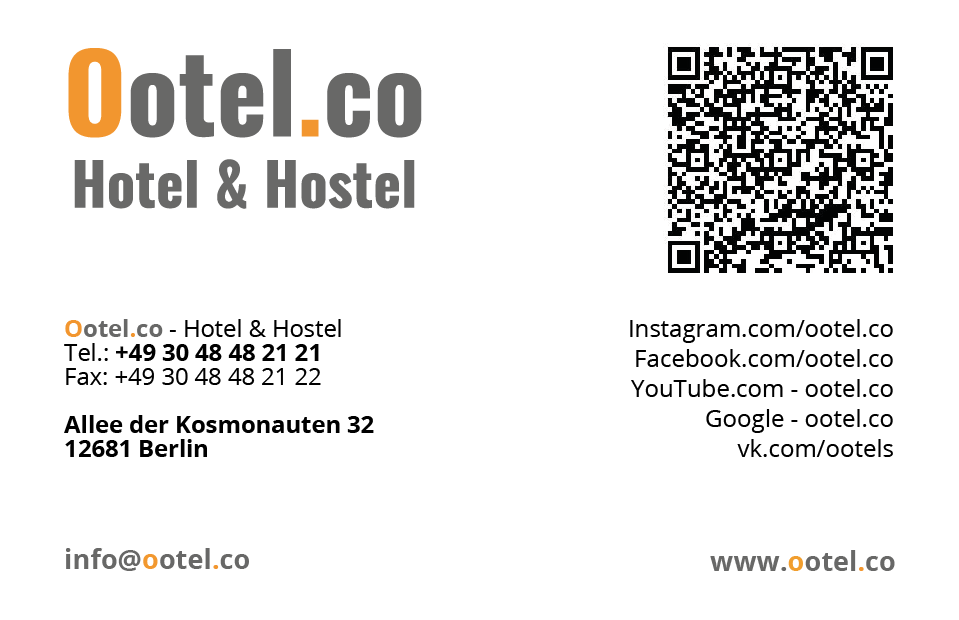 Ootel.co - Hotel & Hostel, Allee der Kosmonauten in Berlin
