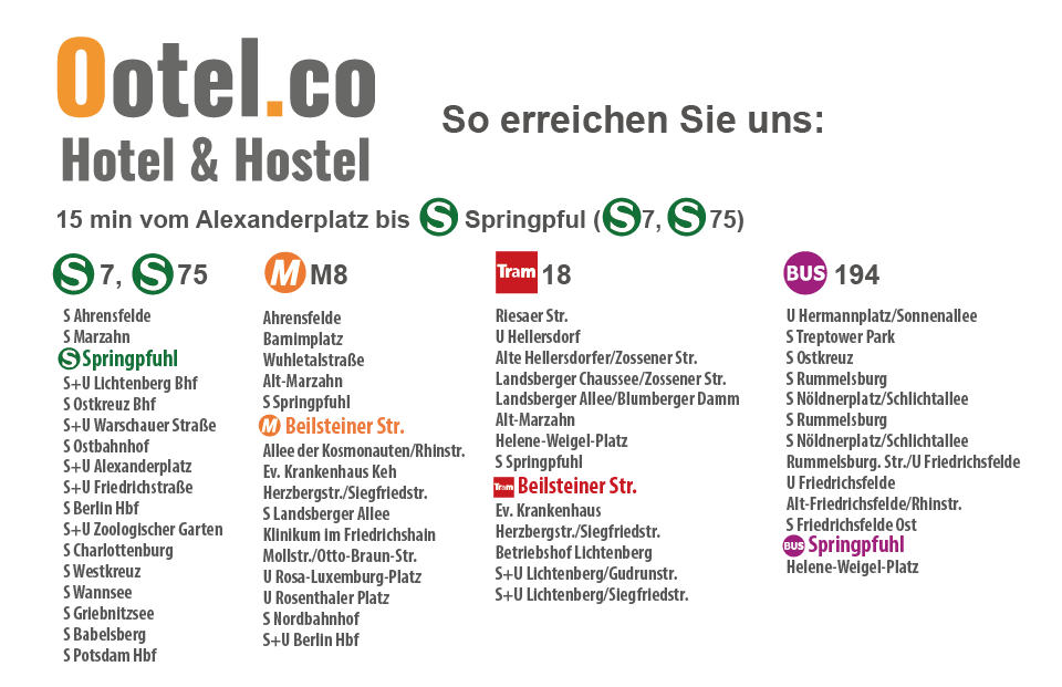Ootel.co - Hotel & Hostel, Allee der Kosmonauten in Berlin