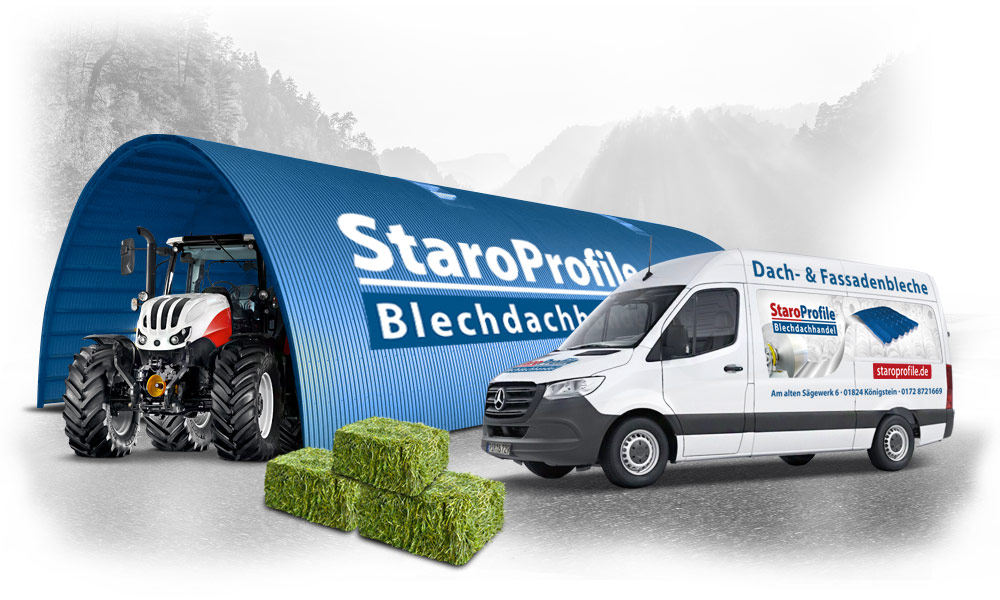 StaroProfile Blechdachhandel, Am alten Sägewerk in Königstein