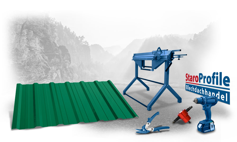 StaroProfile Blechdachhandel, Am alten Sägewerk in Königstein