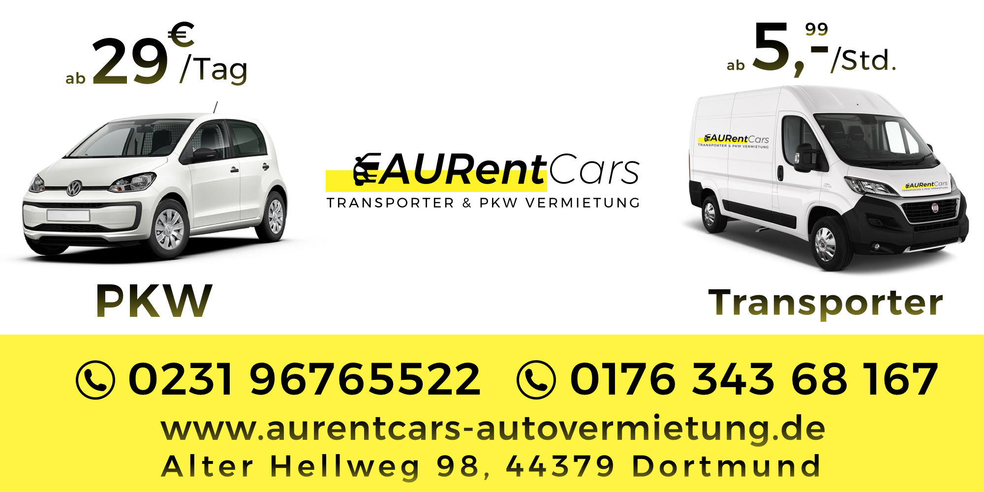 AURentCars Autovermietung, Alter Hellweg in Dortmund