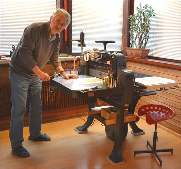 HansAnthonWagner-Kunst im kleinen Bildformat Bildformat, Forsthausstr. in Ammerbuch