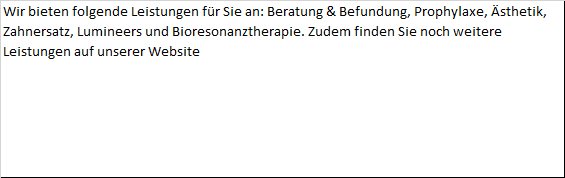 Dr. med. dent. Stephanie Ott, Leipziger Straße in Frankfurt / Main