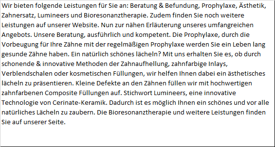 Dr. med. dent. Stephanie Ott, Leipziger Straße in Frankfurt / Main