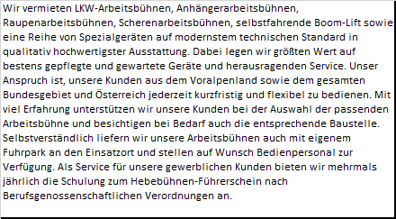 Starnberger Mietgeräte, Angerbreite in Münsing