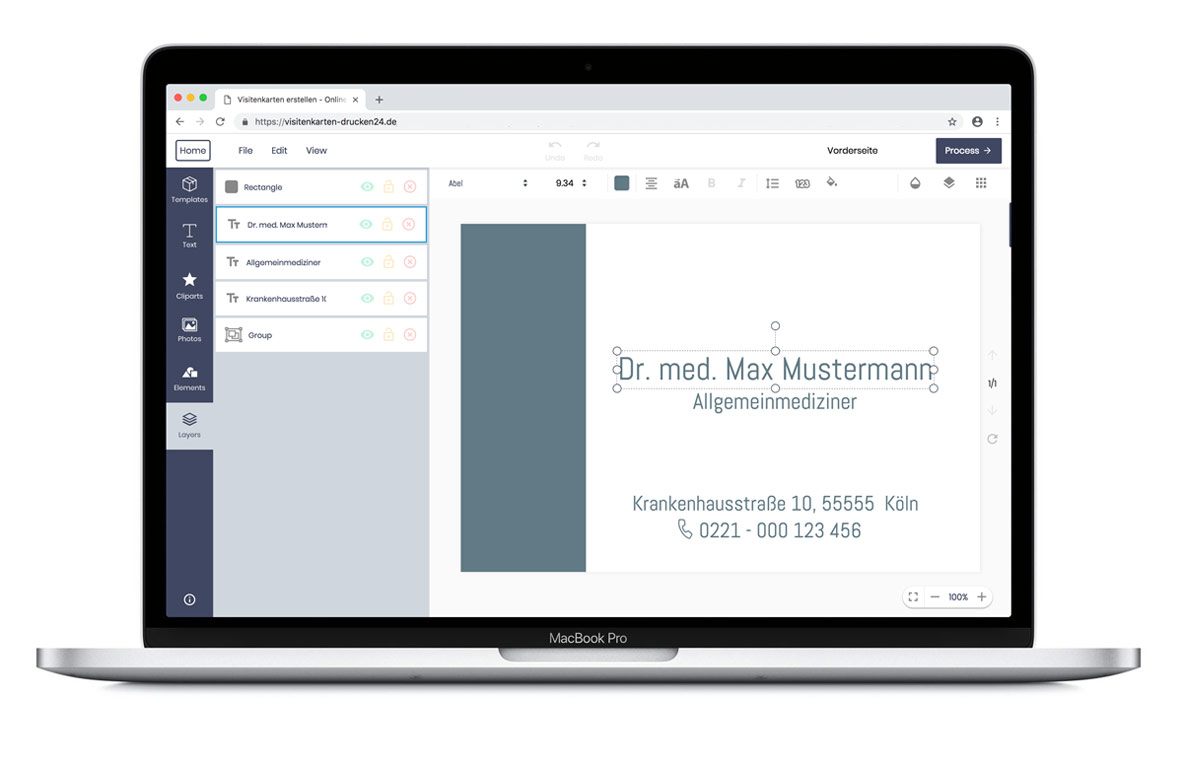visitenkarten drucken24, Breite Straße in Köln