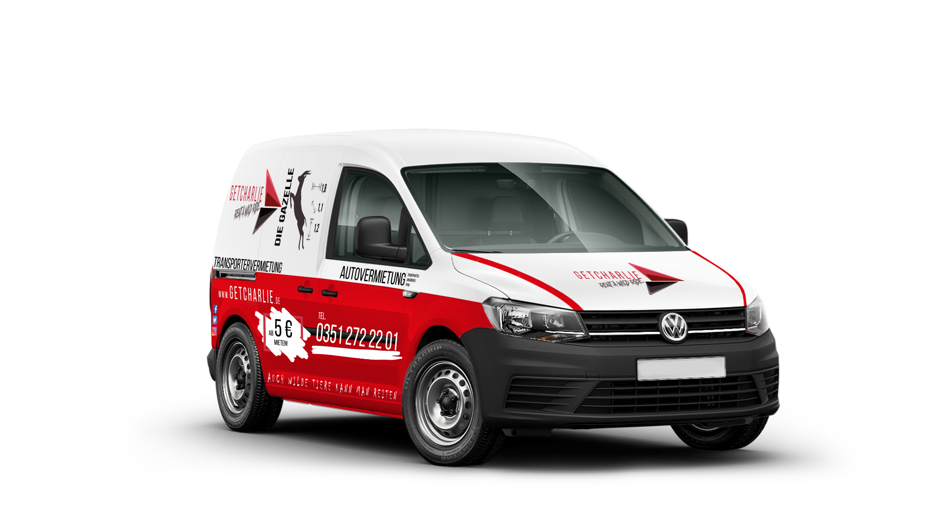 GETCHARLIE - Transporter mieten Dresden, Scharfenberger Straße in Dresden