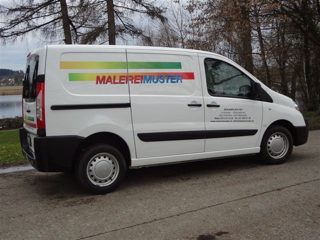 Malerei Muster, Birkenweg in Mattstetten