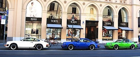 KULTKLASSIKER - Oldtimer mieten in München, Johann-Fichte-Straße in München