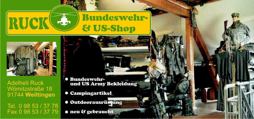 Bundeswehr-US-Shop, Wörnitzstr. in Weiltingen