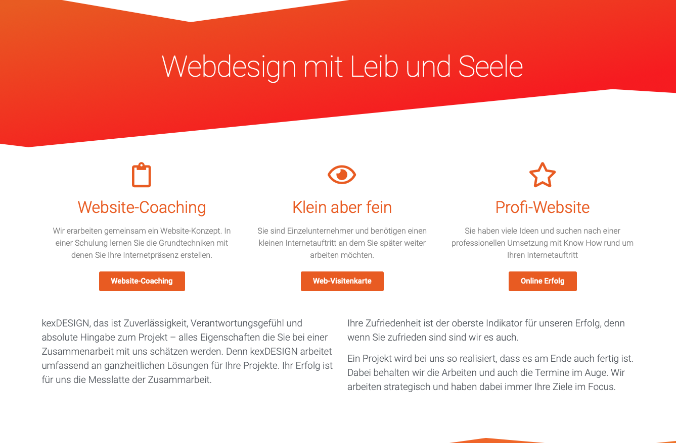 kexDESIGN Webdesign mit Content-Strategie, Schlosswiesenstraße in Florstadt