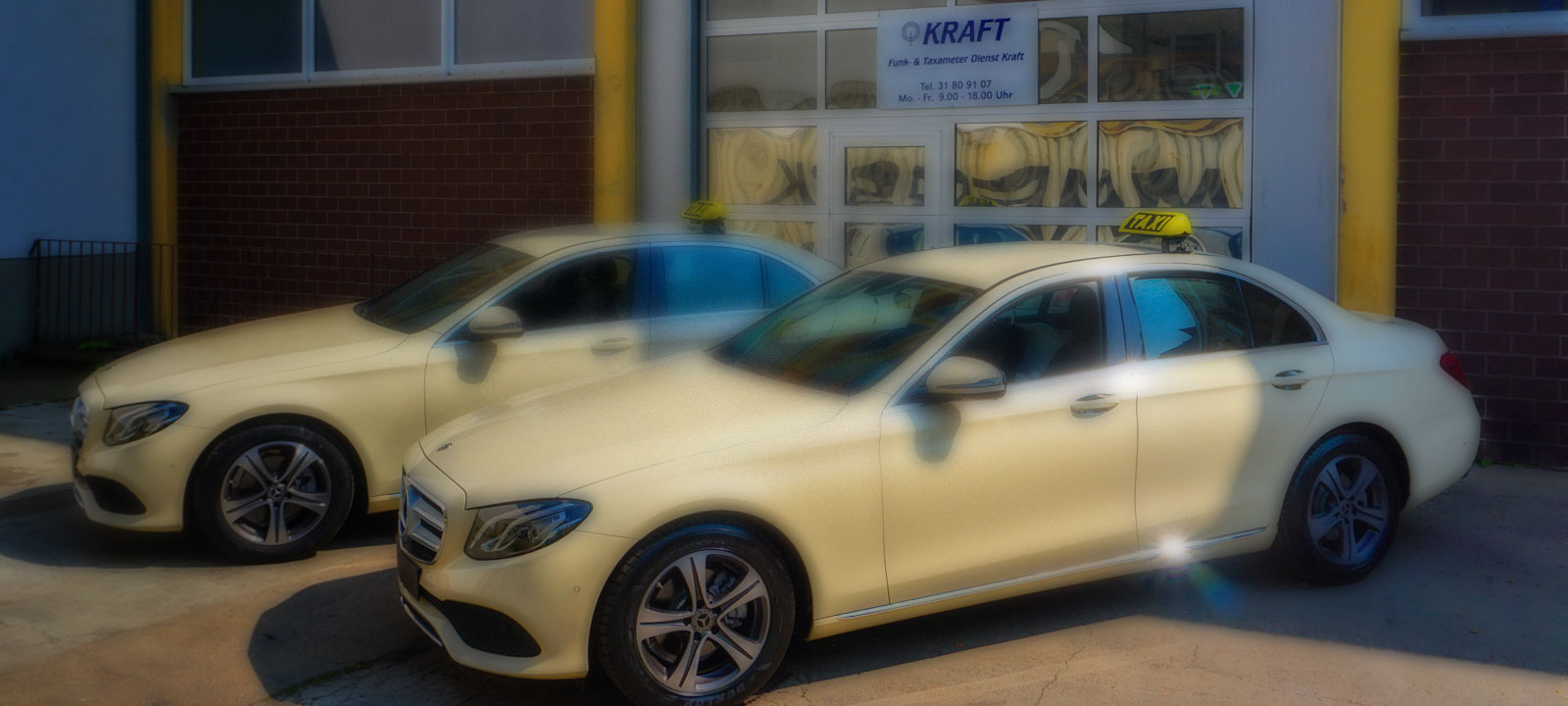 Taxameter Dienst Kraft, Menckenstraße in Berlin