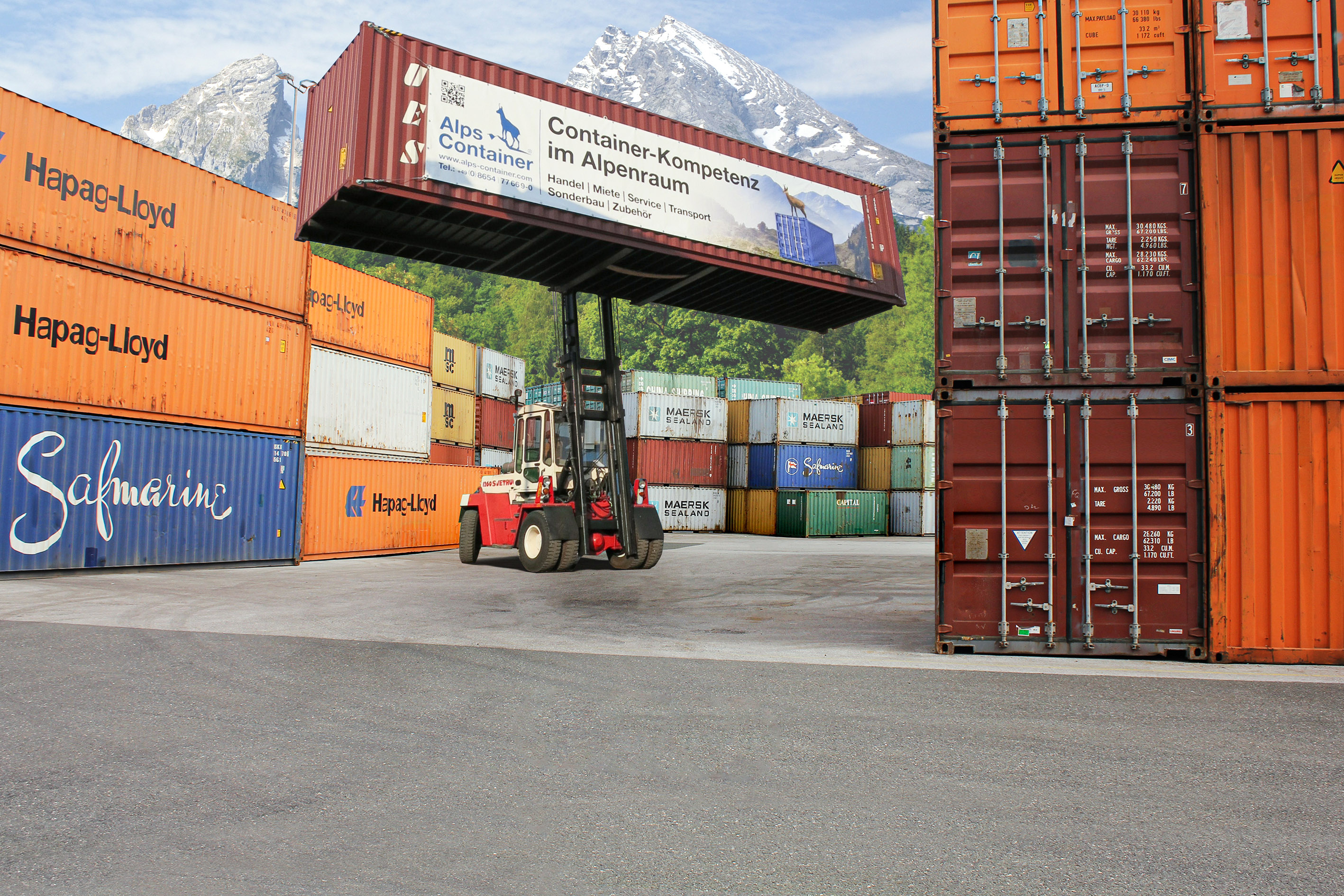 AlpsContainer, Breslauer Str. in Freilassing