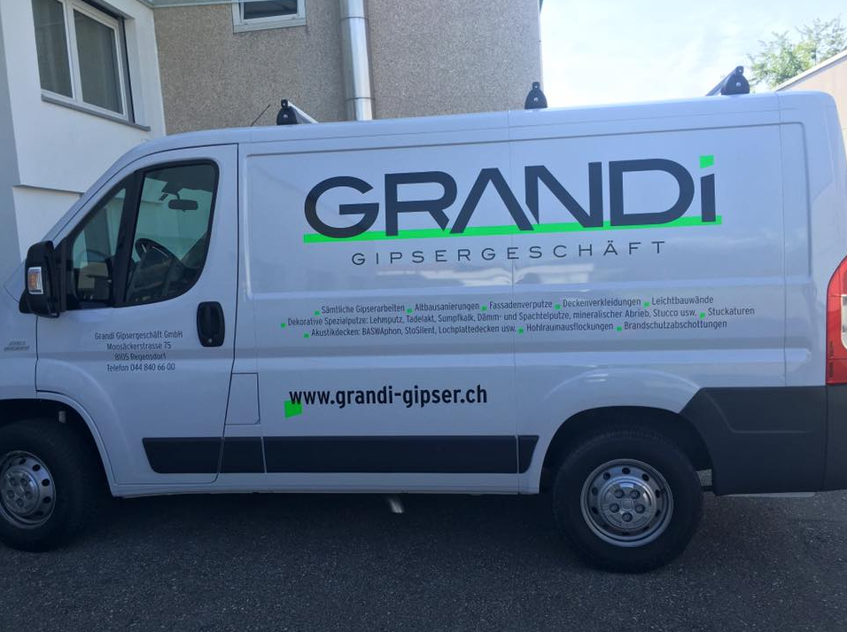 Grandi Gipsergeschäft GmbH, Moosäckerstrasse in Regensdorf