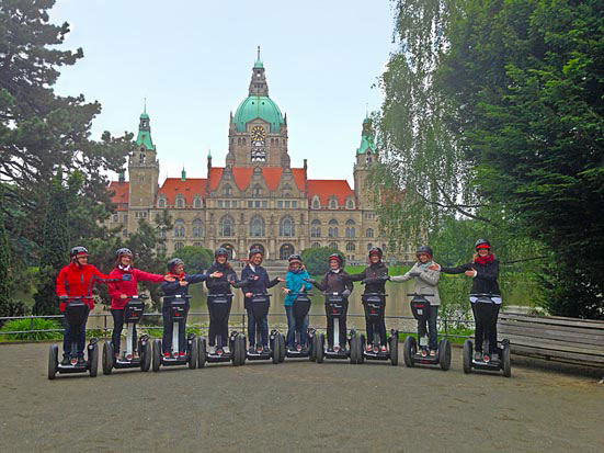 6-way Segway Touren, Fontainestraße in Hannover