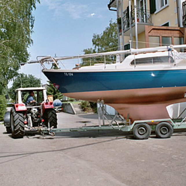 Bootswerft Labhart AG, Seestrasse in Steckborn