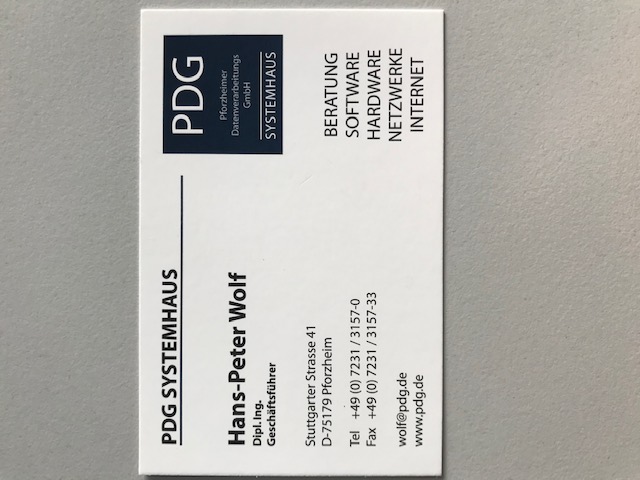 PDG Systemhaus GmbH, Stuttgarter Straße in Pforzheim