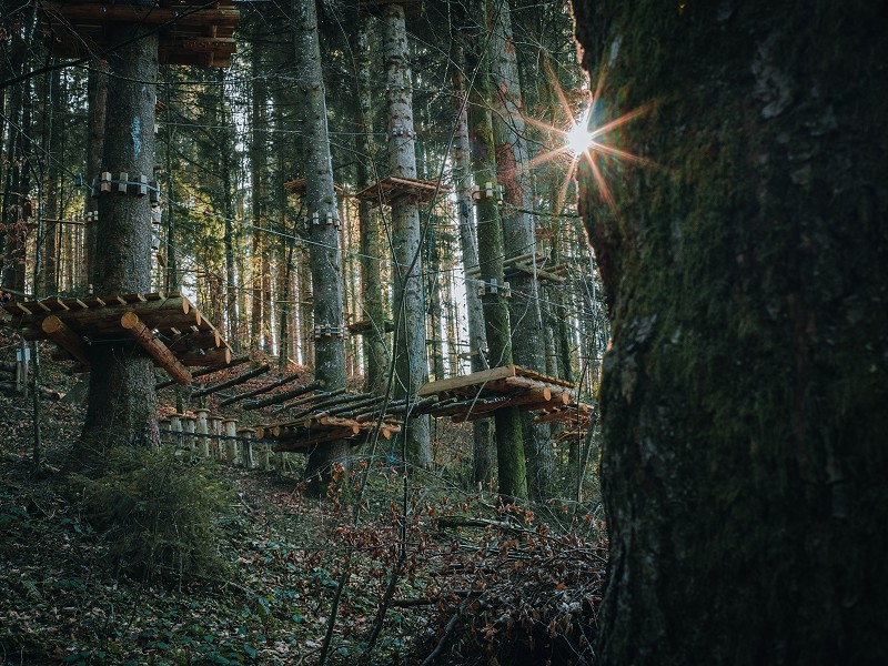 Seilpark Gantrisch AG, Heubach in Rüschegg