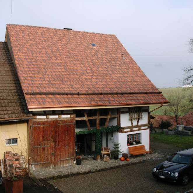 Scherrer Gebäudehüllen AG, Seewadelstrasse in Henggart
