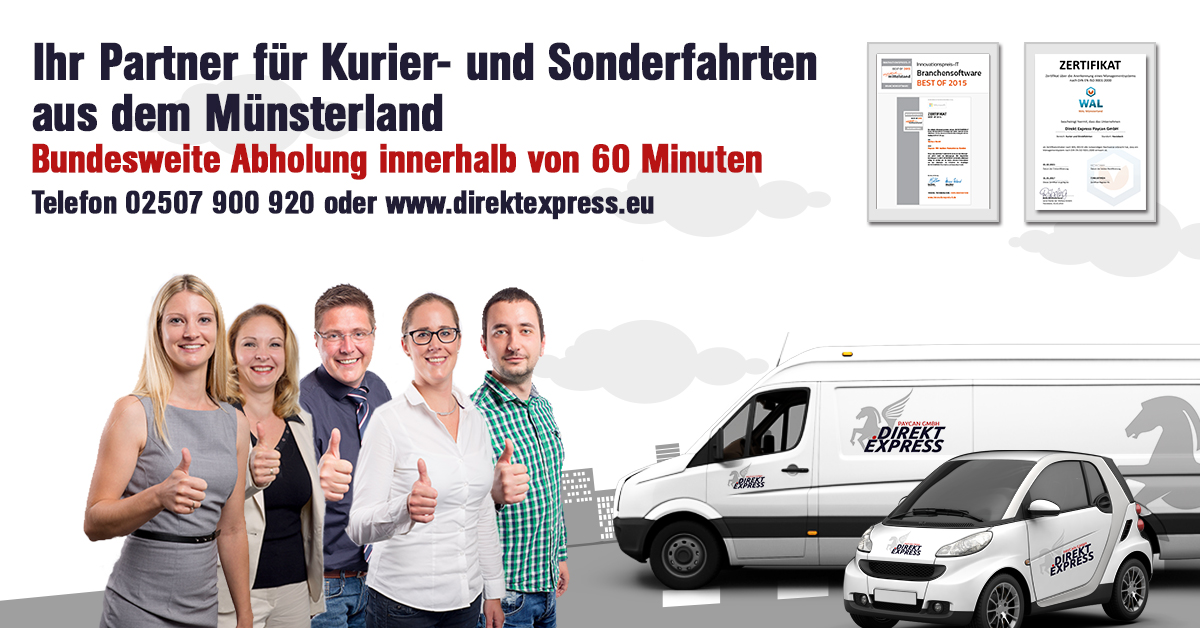 Direkt Express Paycan GmbH, Coubertinstraße in Nottuln