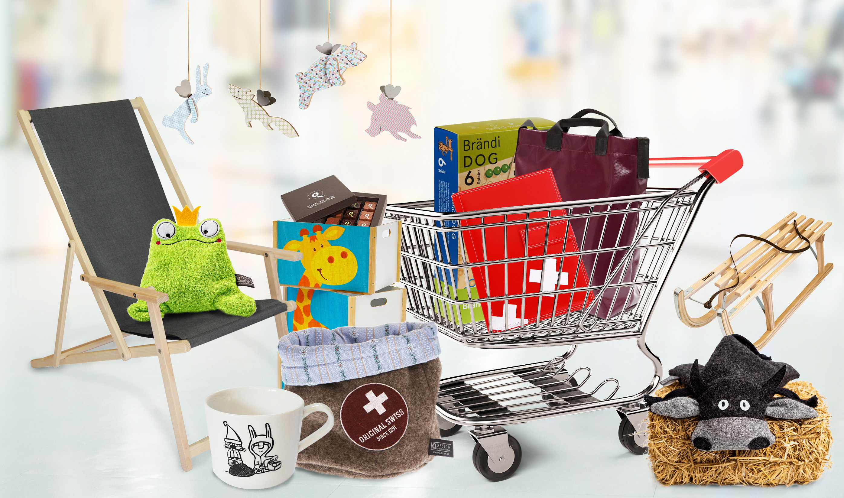 Socialstore, Industriestrasse in Düdingen