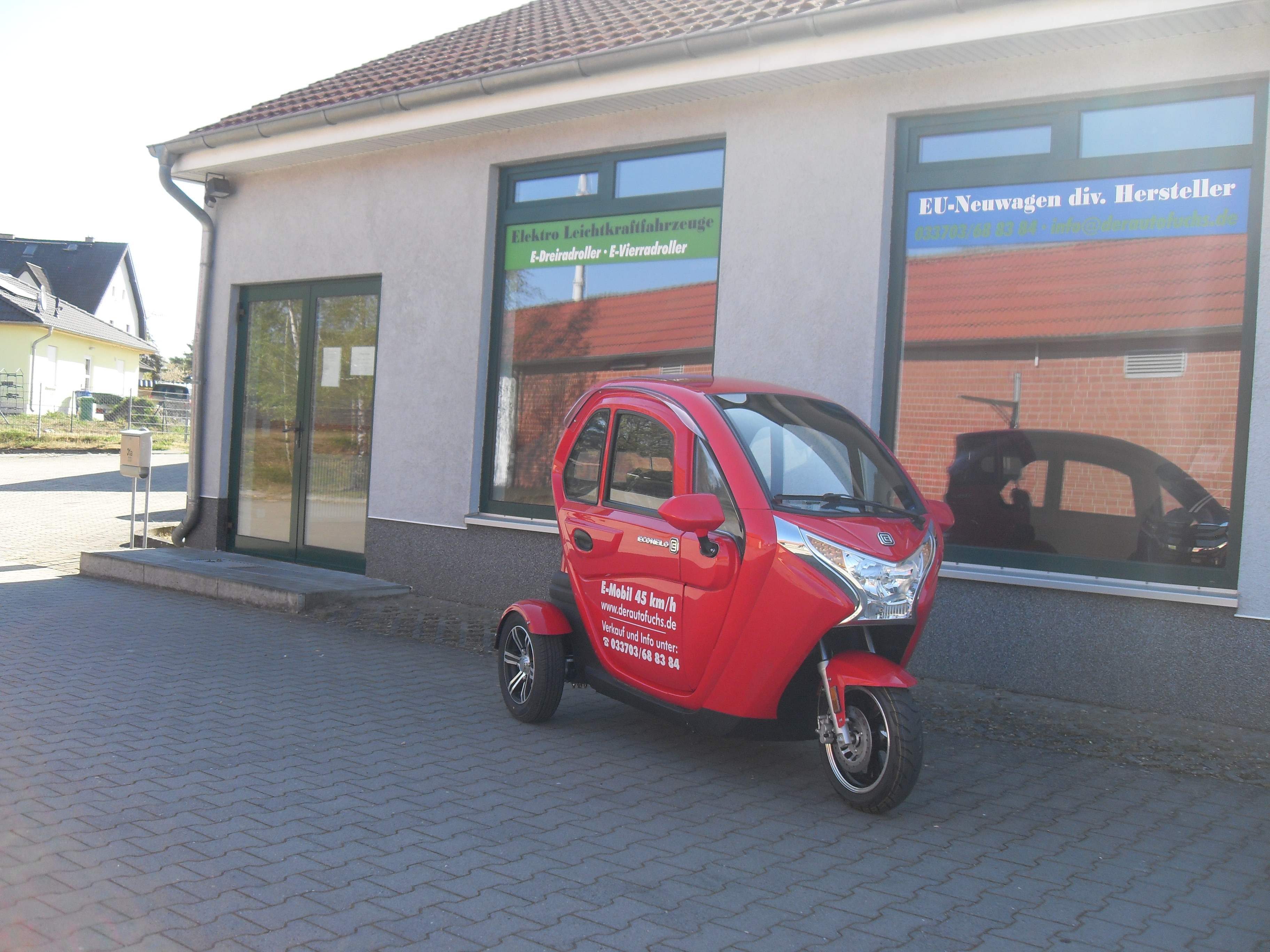 Der Auto Fuchs e-mobilität, Trebbiner Str. in Am Mellensee-Sperenberg