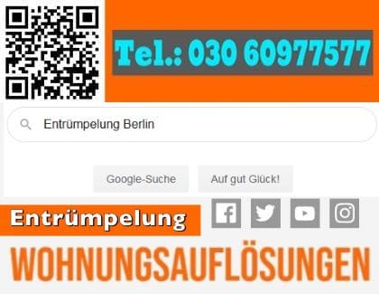 Wohnungsauflösungen Berlin tel-01719374577.de, Schieritzstr. in Berlin