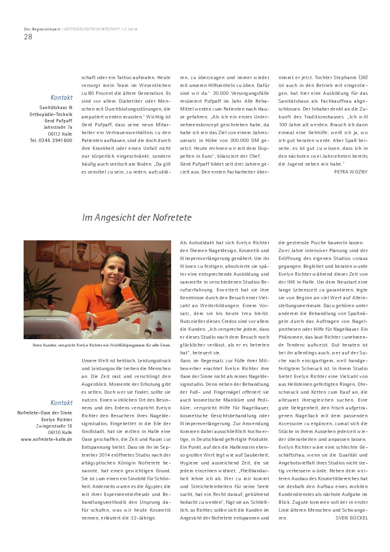 Nofretete - Oase der Sinne, Zwingerstraße in Halle (Saale)