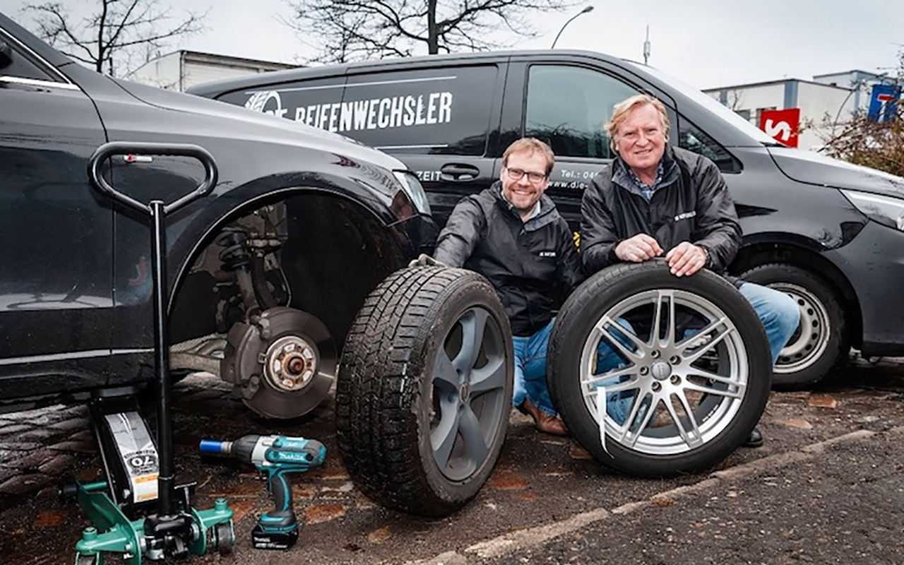 Die Reifenwechsler, Marienthaler Str. in Hamburg