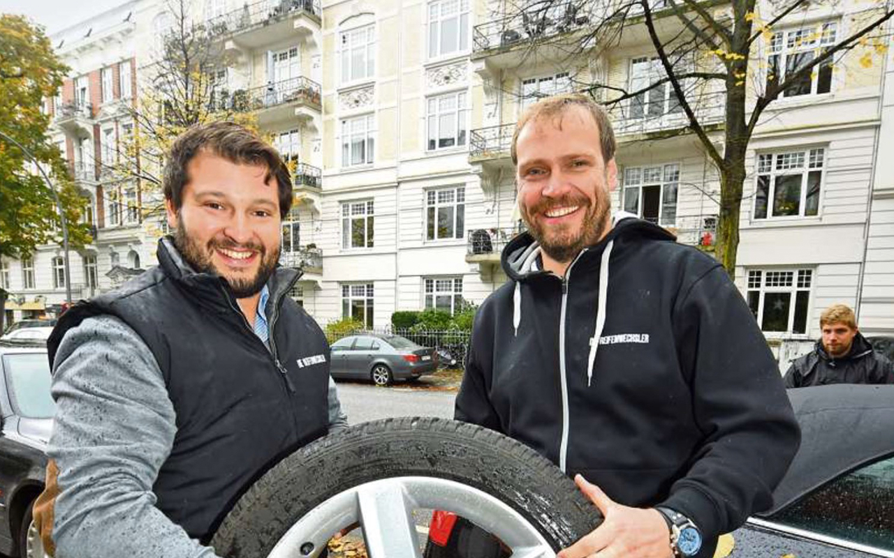 Die Reifenwechsler, Marienthaler Str. in Hamburg