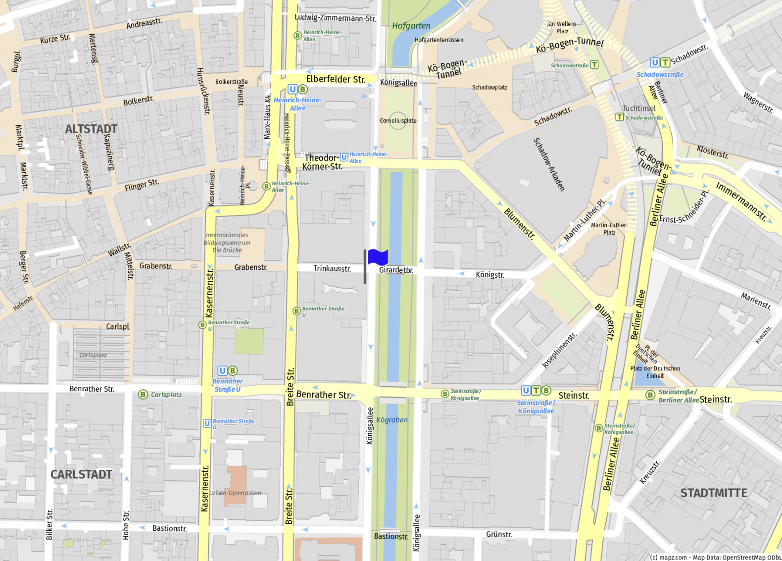 Rechtsanwalt Daniel Olk, Königsallee in Düsseldorf