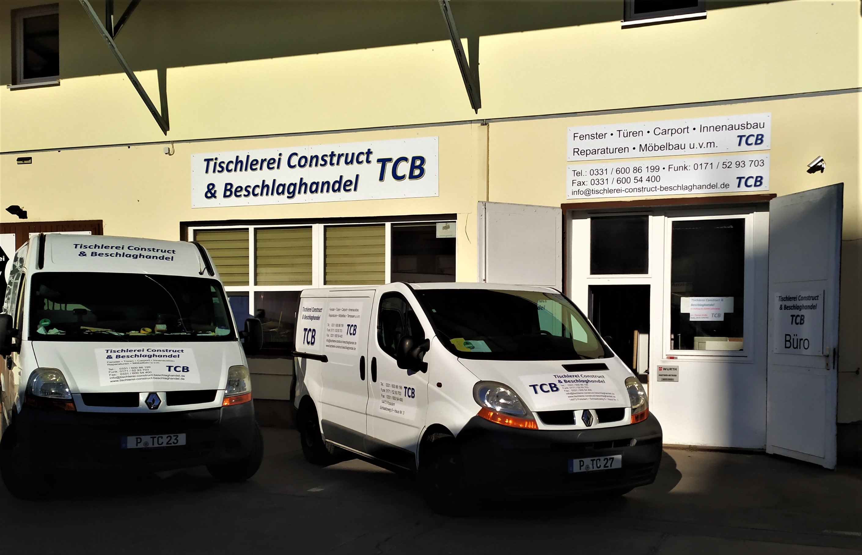 Tischlerei Construct & Beschlaghandel, Schlaatzweg in Potsdam